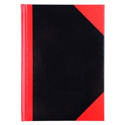 Collins Red  Black Note Books A4 Feint Ruled 300 page 150 Leaf